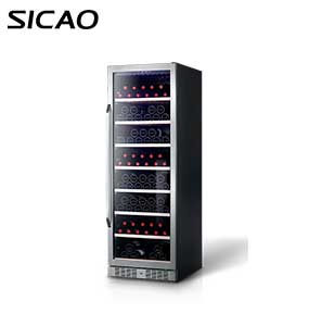 Tủ lạnh rượu 3 ngăn độc đáo SICAO 450L inox